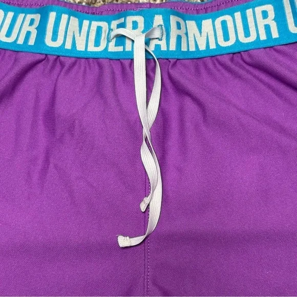 Under Armour Women's Purple and Gray Athletic Shorts Set - Picture 4 of 15